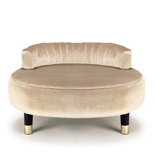 Greta Garbo Pet Bed in Beige