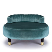 Greta Garbo Pet Bed in Turquoise