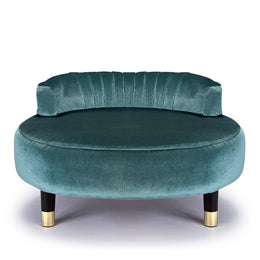 Greta Garbo Pet Bed in Turquoise
