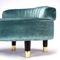 Load image into Gallery viewer, Greta Garbo Pet Bed in Turquoise
