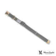 Fabric Dog Collar - Grey