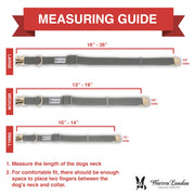 Fabric Dog Collar - Grey