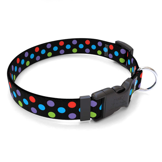 Personalized Gumballs Polka Dot Dog Collar