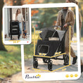 Load image into Gallery viewer, One-Click Foldable Stroller for Large Medium Small Dogs, Pet, Cats with Storage
