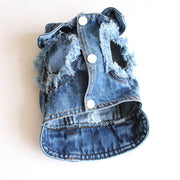 Frayed Denim Dog Jacket