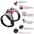 Load image into Gallery viewer, Reflective Bling Rhinestone Bow Dog Harness - Southlake Paws
