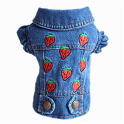 Sweet Strawberry Denim Jacket