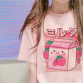 Load image into Gallery viewer, Japanese Strawberry Milk T-Shirt
