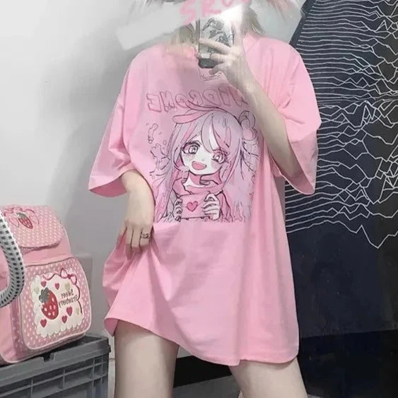 Kawaii Girl Love Confession T-Shirt 