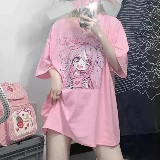 Kawaii Girl Love Confession T-Shirt 