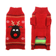 Rudolph Reindeer Christmas Dog Sweater