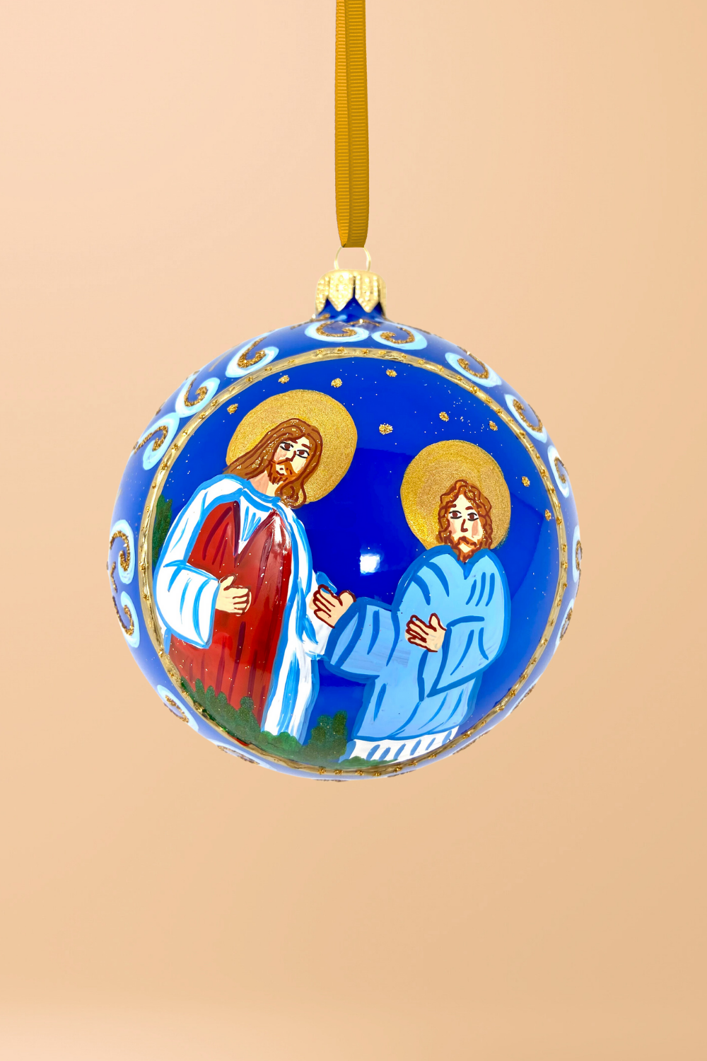 Byzantine Holiday Glass Bauble - Hagia Sophia - Southlake Paws