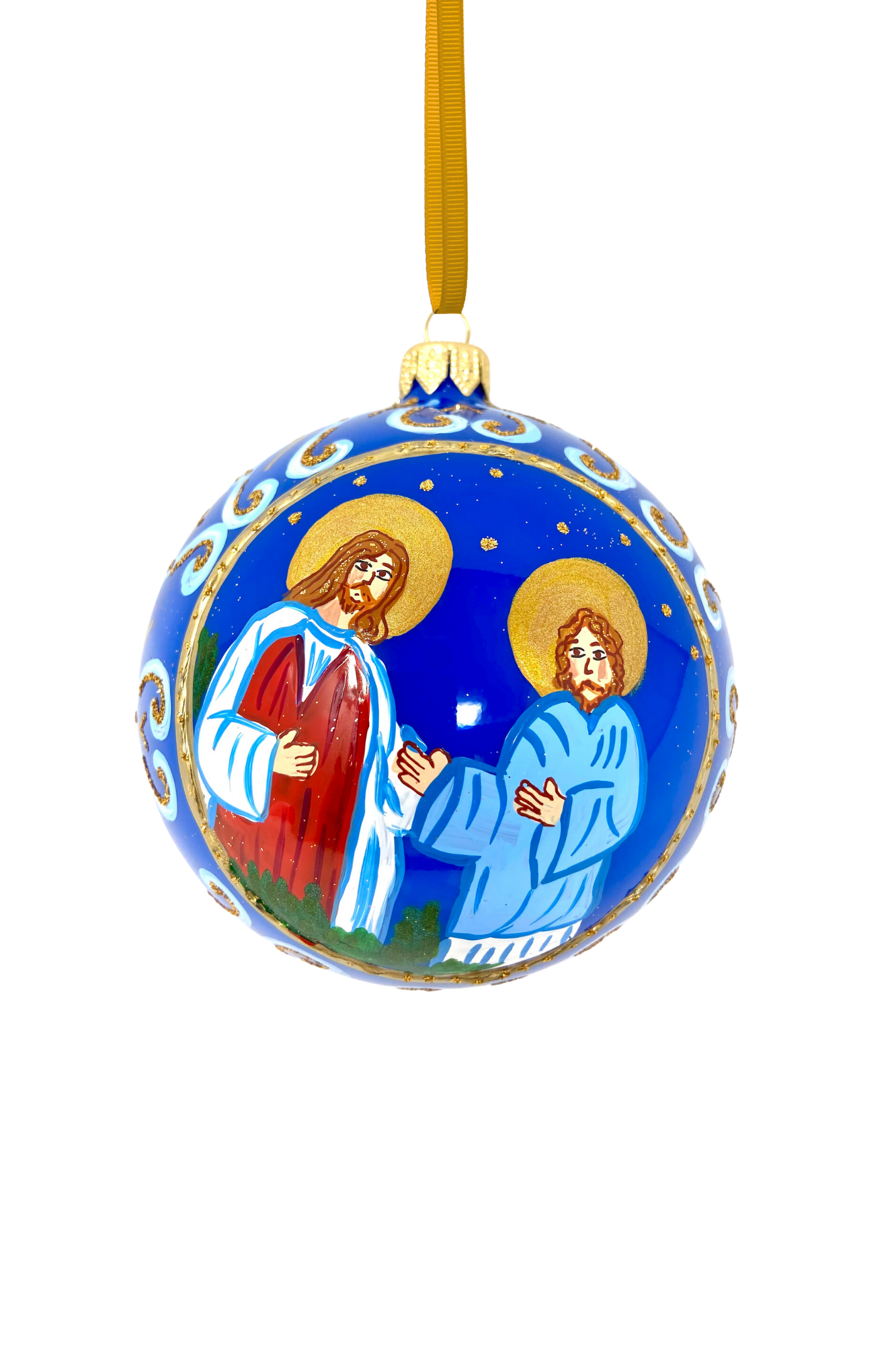 Byzantine Holiday Glass Bauble - Hagia Sophia - Southlake Paws