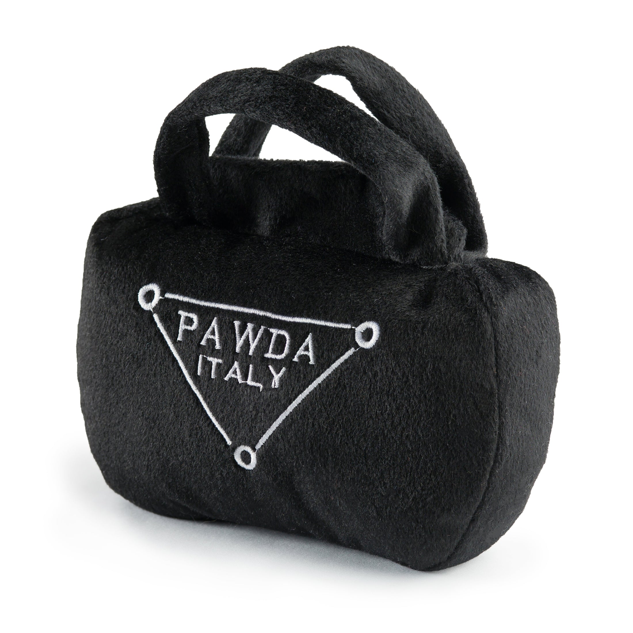 Pawda Handbag Plush Dog Toy | Squeaky Plush Dog Toy with Crinkle & Mesh Lining