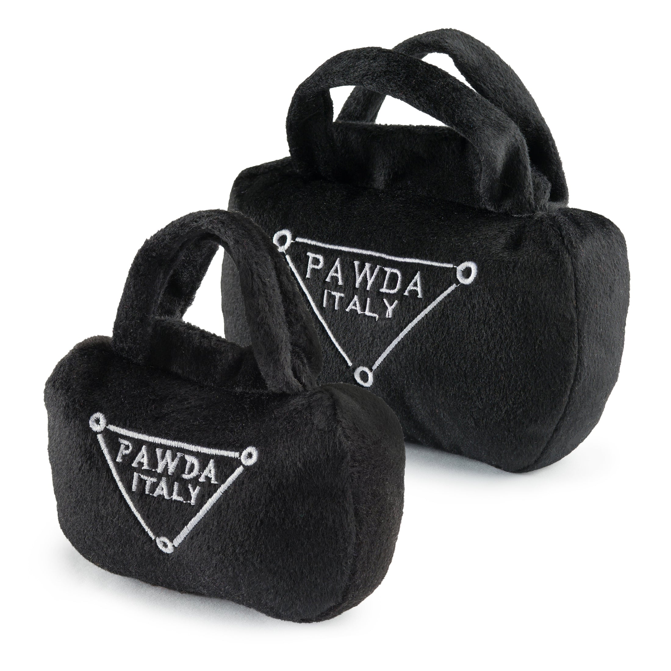 Pawda Handbag Plush Dog Toy | Squeaky Plush Dog Toy with Crinkle & Mesh Lining