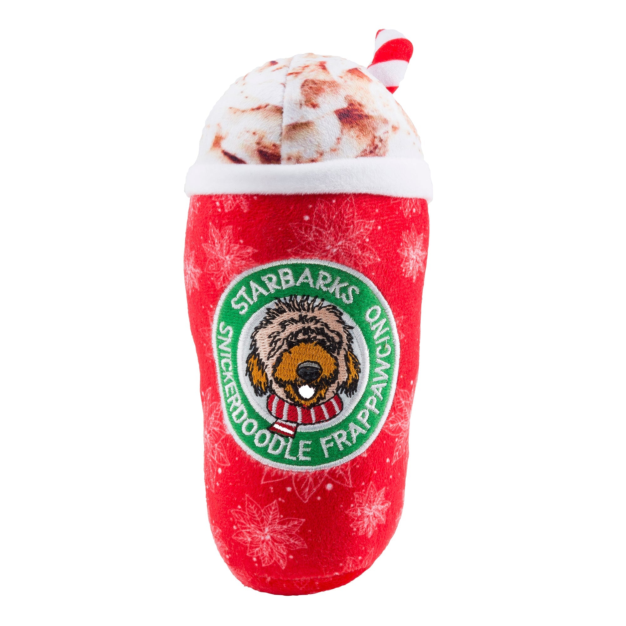 Starbarks Snickerdoodle Frappawcino Holiday Christmas Plush Dog Toy