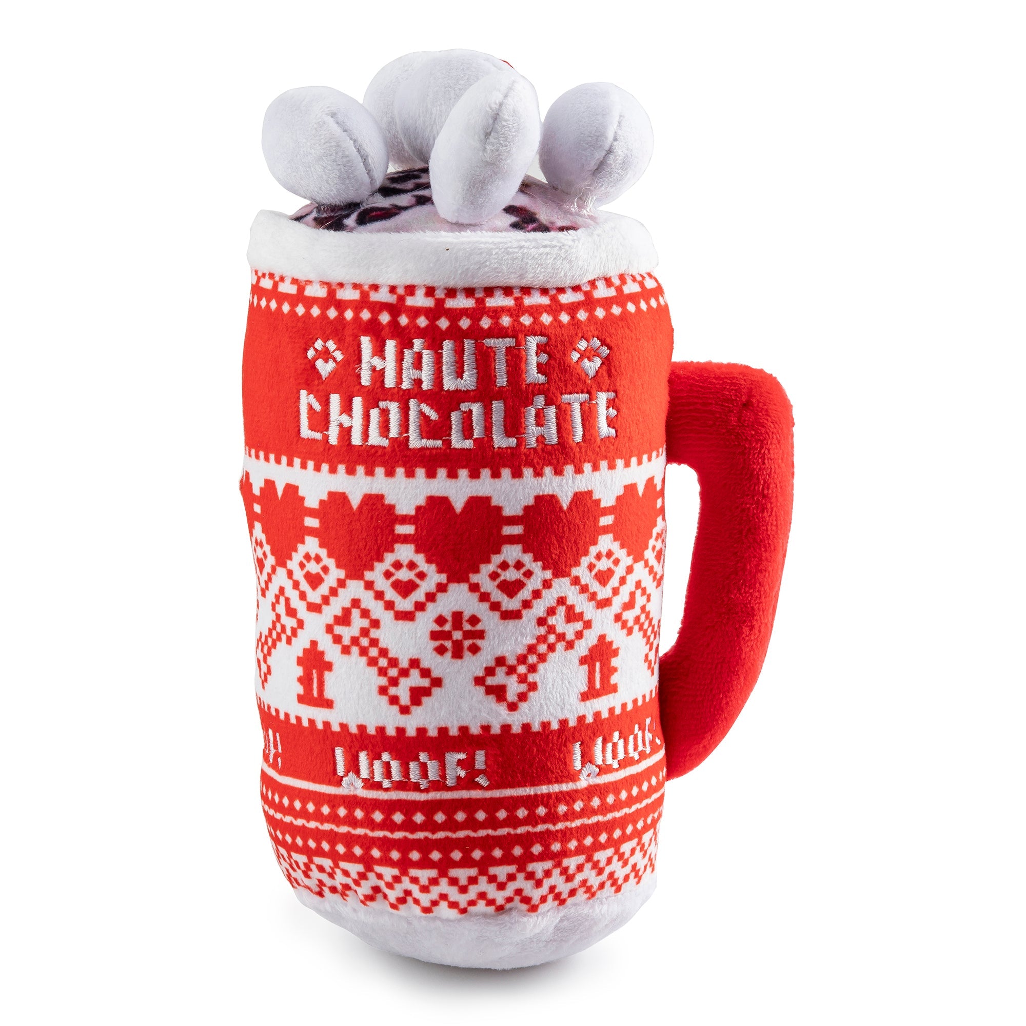 Haute Chocolate Holiday Christmas Plush Dog Toy