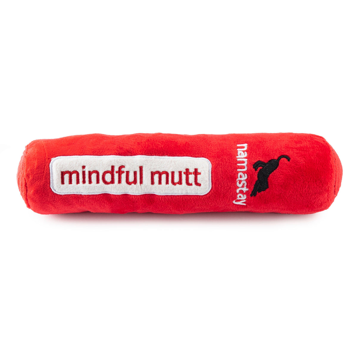 Chewlulemon Yoga Mat | Squeaky Plush Dog Toy with Crinkle & Mesh Lining