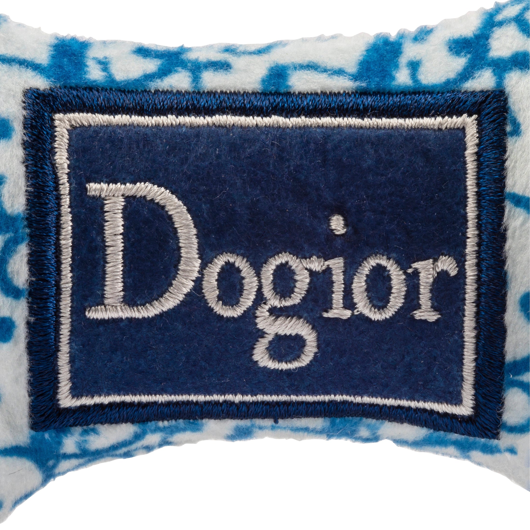 Dogior Bone | Squeaky Plush Dog Toy with Crinkle & Mesh Lining