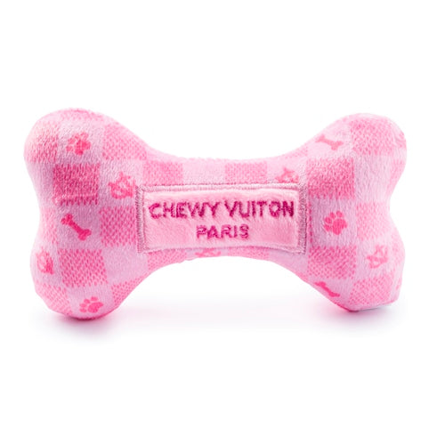 Pink Checker Chewy Vuiton Bone