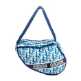 Load image into Gallery viewer, Dogior Saddle Bag - Navy  | Squeaky Plush Dog Toy with Crinkle & Mesh Lining
