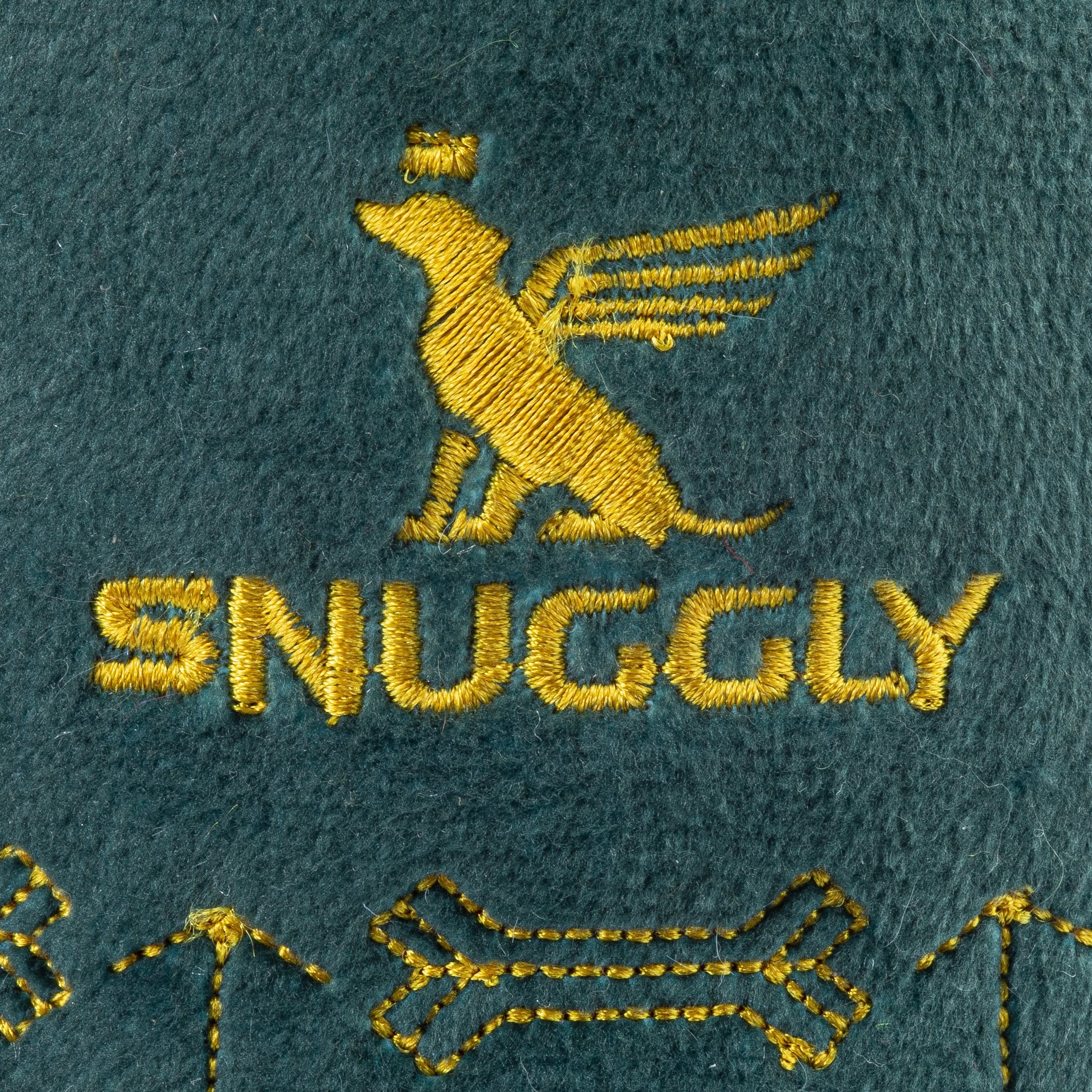 Holiday Snuggly Cup - Green Plush Dog Toy | Squeaky Plush Dog Toy with Crinkle & Mesh Lining