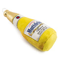 Load image into Gallery viewer, Muttdelo Beer Bottle | Squeaky Plush Dog Toy with Crinkle & Mesh Lining
