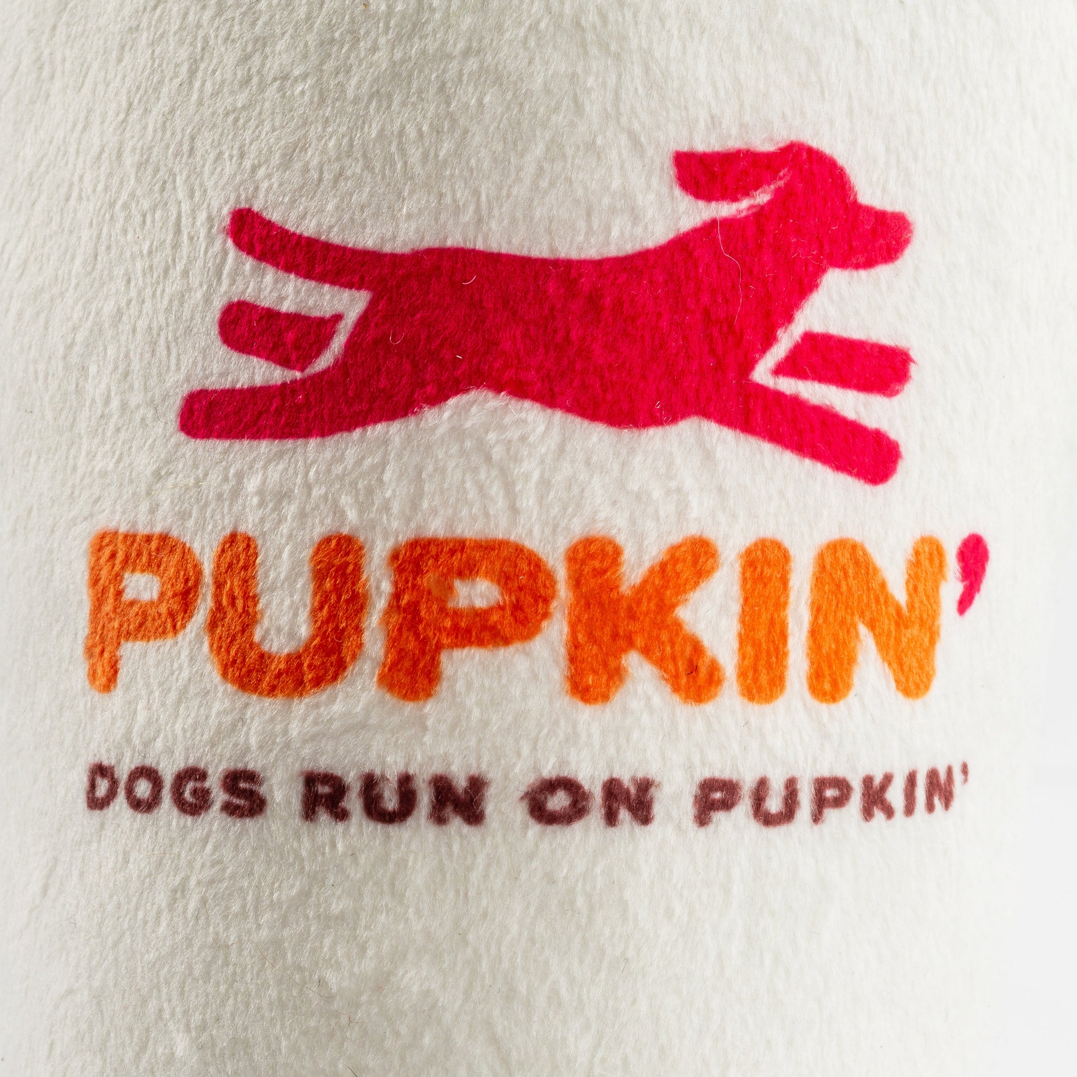 Pupkin' Donuts Hot Coffee | Squeaky Plush Dog Toy with Crinkle & Mesh Lining