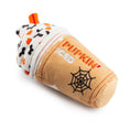 Load image into Gallery viewer, Pupkin' Donuts Halloween Iced Cup | Squeaky Plush Dog Toy with Crinkle & Mesh Lining
