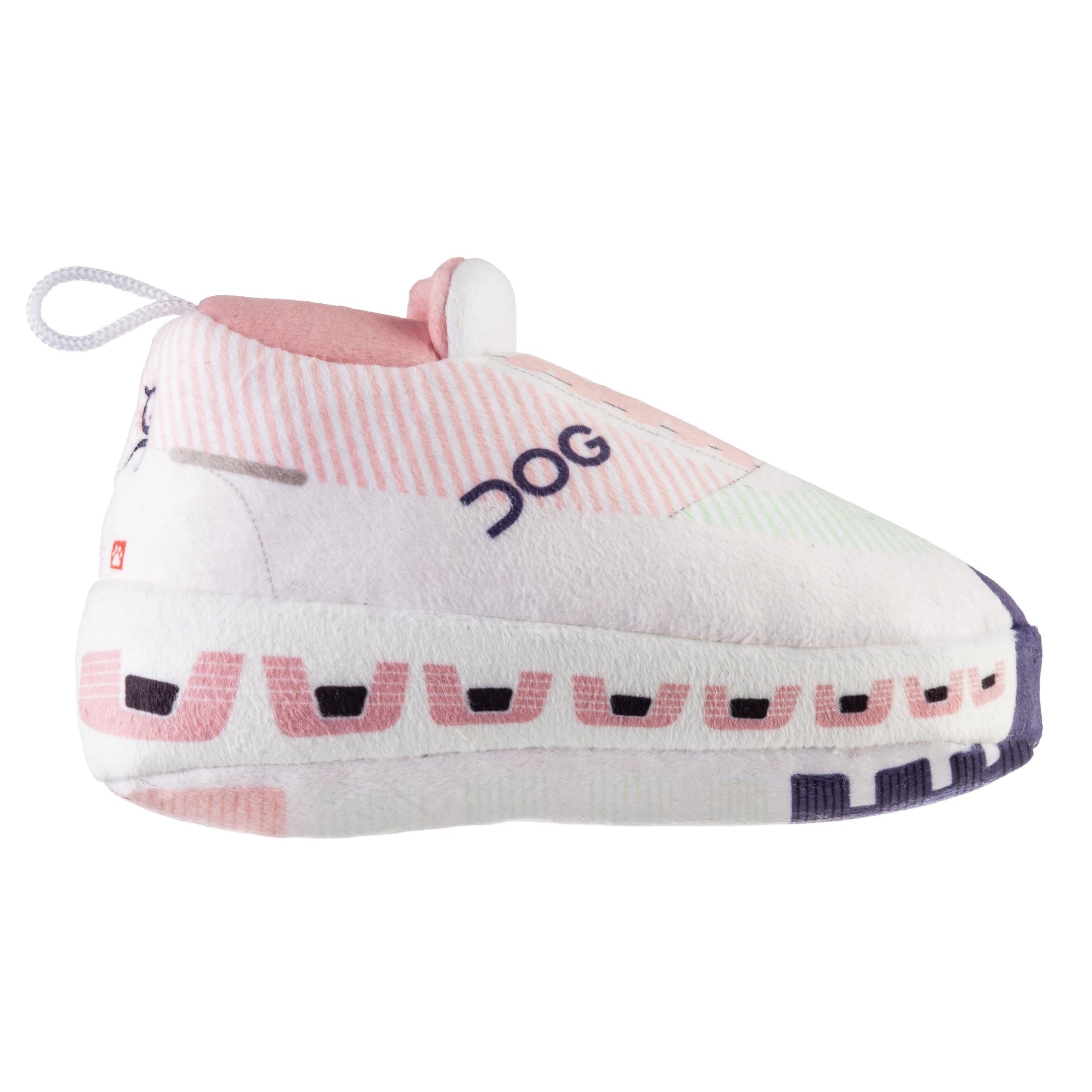 DOG Workout Shoe | Squeaky Plush Dog Toy with Crinkle & Mesh Lining