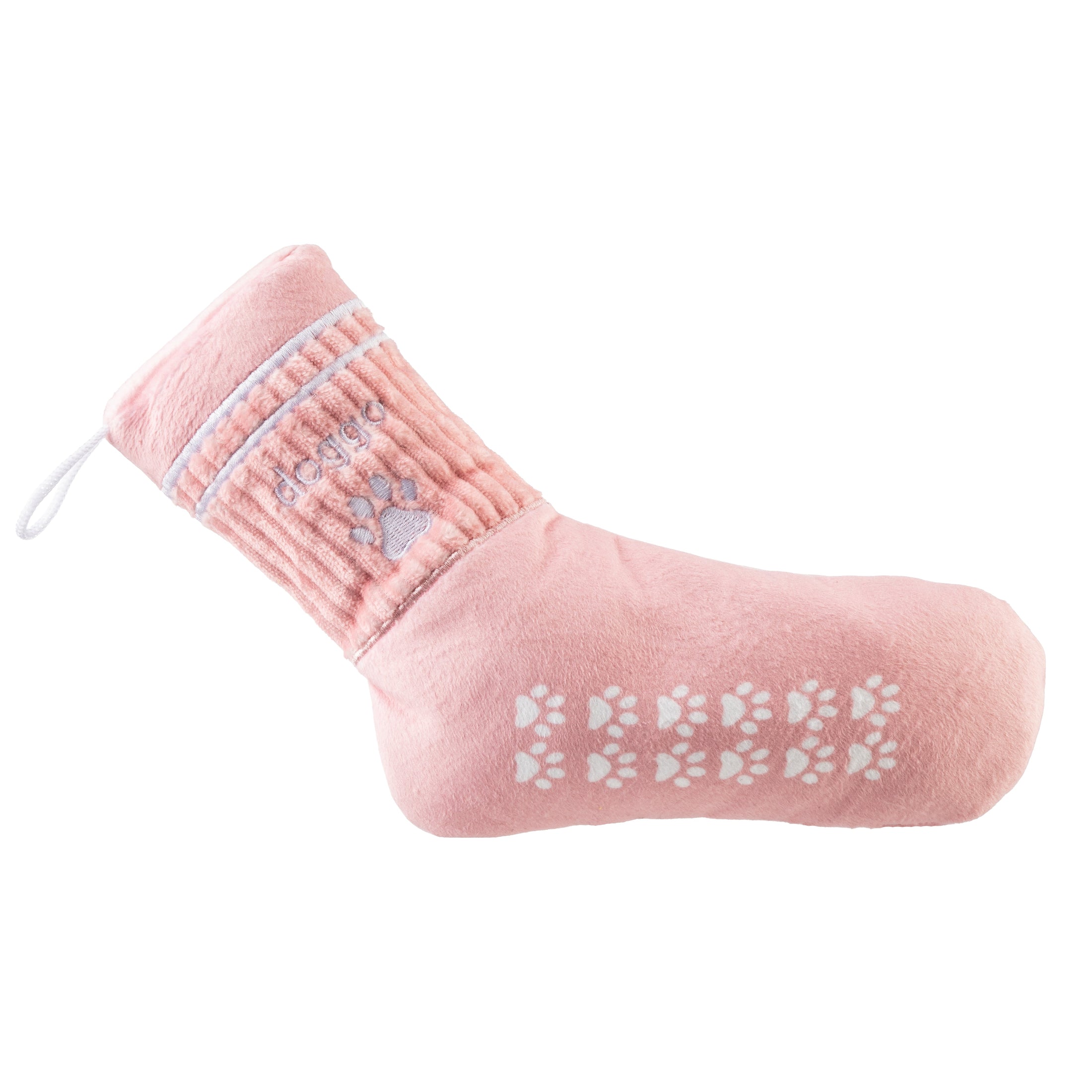 Doggo Athletic Sock | Squeaky Plush Dog Toy with Crinkle & Mesh Lining