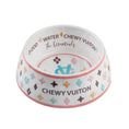 Load image into Gallery viewer, White Chewy Vuiton Bowl - Medium (CASE OF 2)
