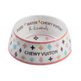 Load image into Gallery viewer, White Chewy Vuiton Bowl - Medium (CASE OF 2)

