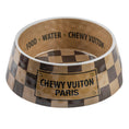 Load image into Gallery viewer, Checker Chewy Vuiton Bowl - Large (CASE OF 2)
