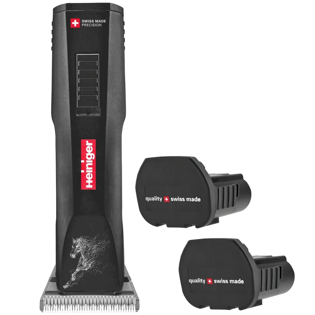 Dog Horse Saphir Cordless Clipper Two Batteries with Free Grip by Heiniger