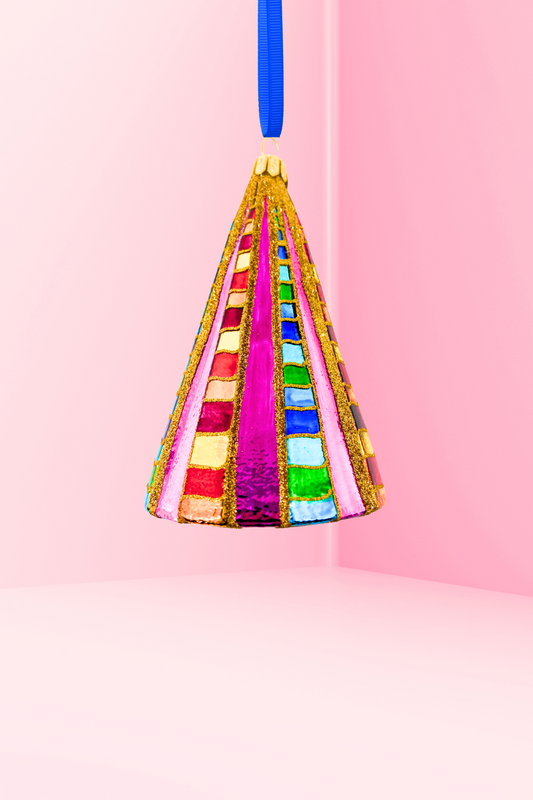 High Better Tree Glass Ornament - Southlake Paws