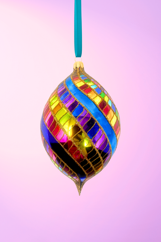 High Payouts Spinner Glass Ornament - Southlake Paws