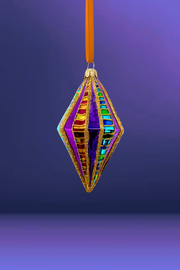 High Stakes Diamond Glass Ornament