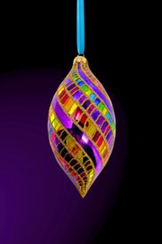 High Stakes Spinner Glass Ornament