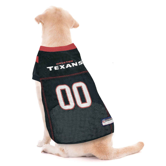 NFL Houston Texans Striped Mesh Dog Jersey