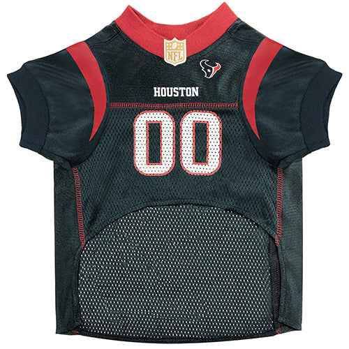 NFL Houston Texans Striped Mesh Dog Jersey