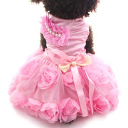 Elegant Roses Dog Party Dress