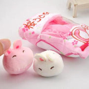 Bunny Plushies Pudding Bag Key Chain 