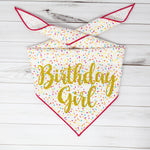 Happy Birthday Boy or Girl Tie Dog Bandana