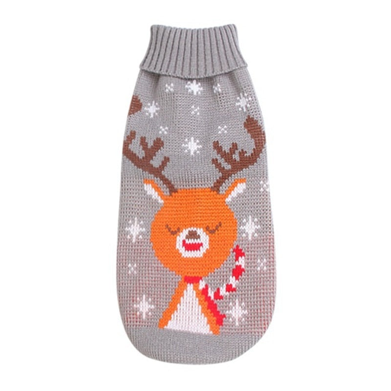 Christmas Reindeer Dog Sweater - Southlake Paws