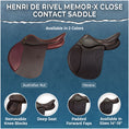 Load image into Gallery viewer, Henri de Rivel Memor-X Close Contact Saddle - image 2
