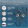 Load image into Gallery viewer, Henri de Rivel Pro 5 Point Elastic Breastplate Martingale with Running Attachment - image 2

