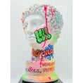 Load image into Gallery viewer, Hermes Bust - Neon Graffiti Edition - graffiti neon hermes bust, luxury bust, product image 3
