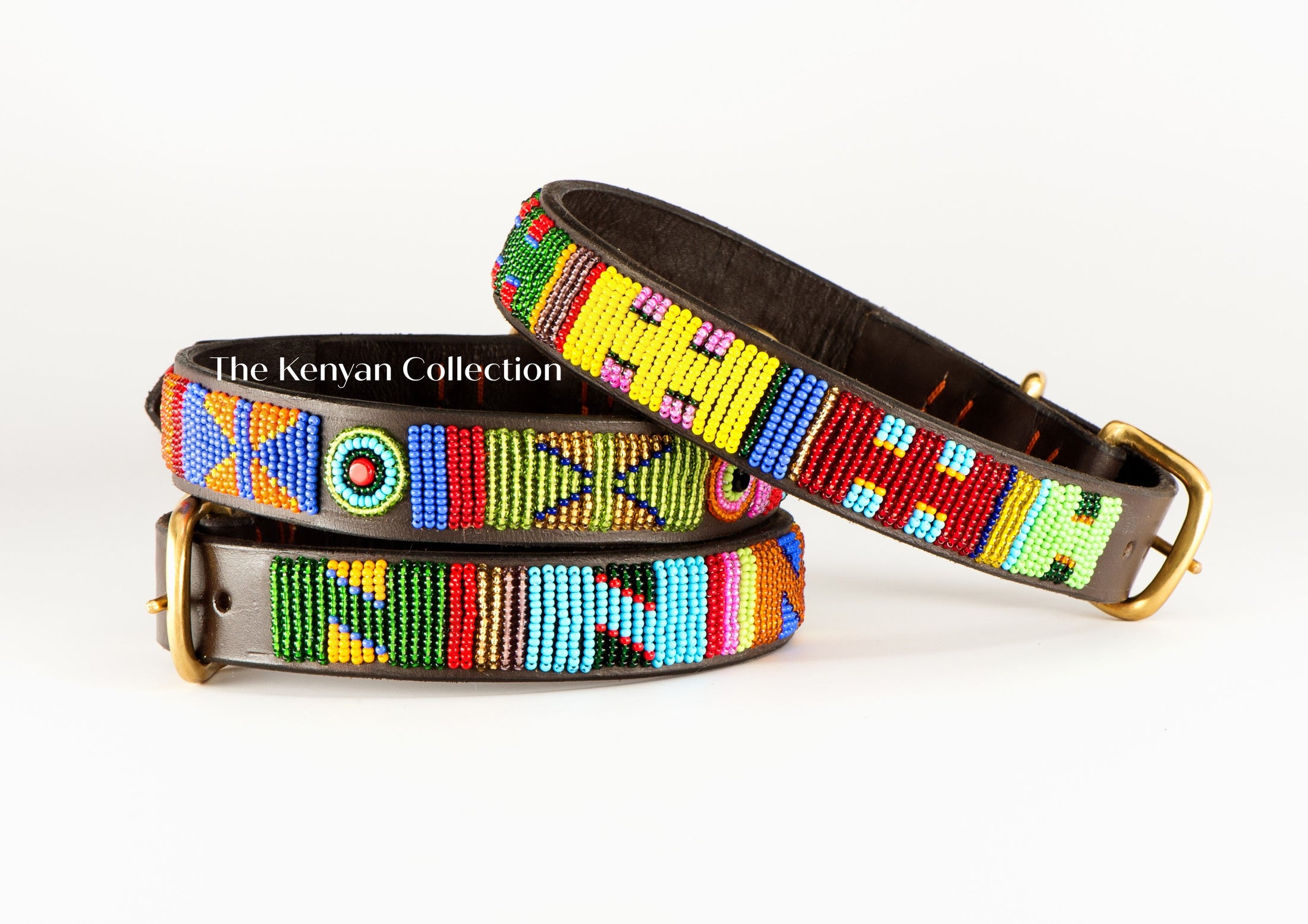 TKC Hippo Circus Beaded Dog Collar