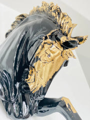 Horse Wall Bust Sculpture